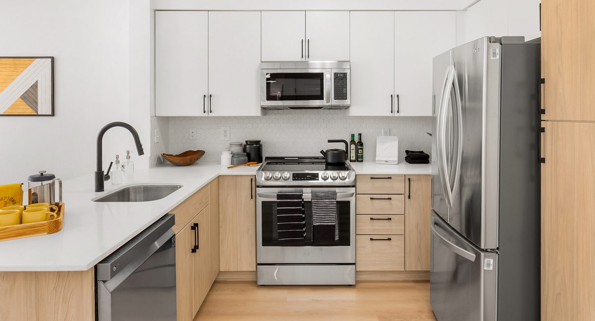 Modern cabinetry.